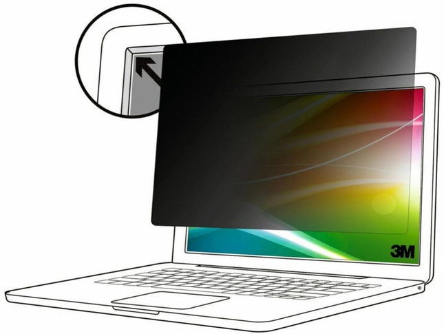3M BP135C3E Bright Screen Privacy Filter for 13.5 Inch Laptop 3:2