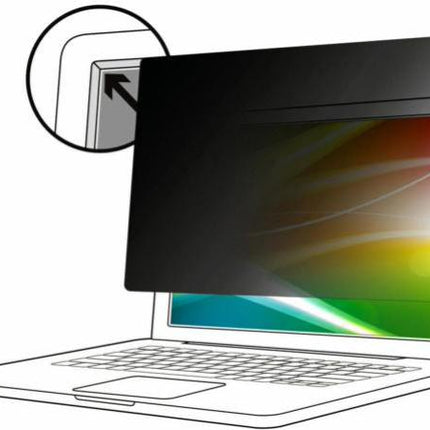 3M BPNDE003 Bright Screen Privacy Filter 15.6in for Dell Laptops