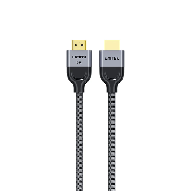 Unitek 1M 8K HDMI 2.1 Braided Cable 48Gbps for Gaming & Streaming