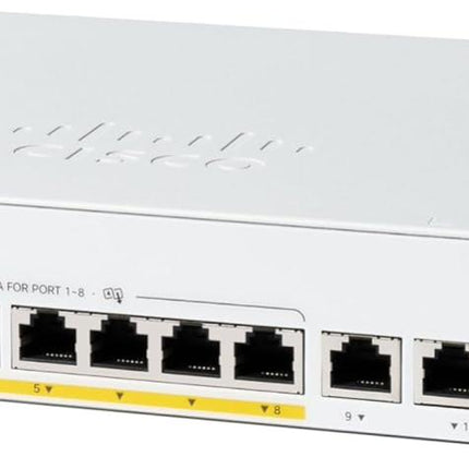 Cisco C1300-8FP-2G 8-Port Gigabit PoE+ Managed Switch 120W Budget