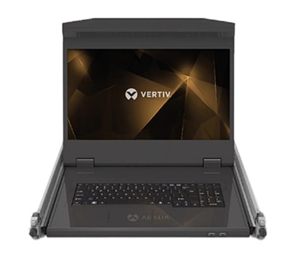 Vertiv CLRA19KMM8D 18.5" LCD Console with 8-Port IP KVM Switch