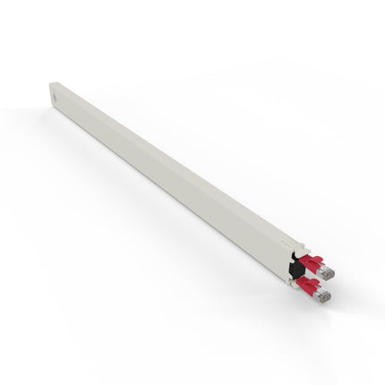 Patchbox One Cassette 30RU STP Red Retractable Cat.6a Cable System