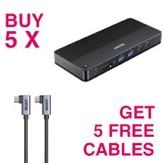 Unitek D1104A01 13-in-1 USB-C 8K Docking Station with 100W PD Bundle