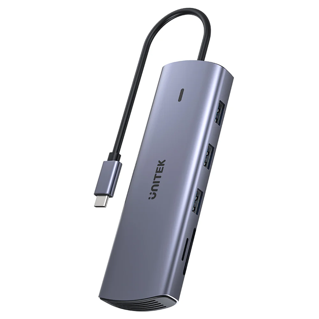 Unitek D1113A 9-in-1 USB-C Hub with 4K Dual Display & 100W PD