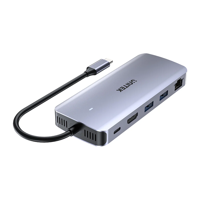 Unitek D1120A01 6-in-1 USB-C Hub with M.2 SSD Enclosure 10Gbps 100W PD