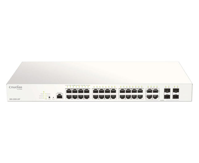 D-Link DBS-2000-28MP 28-Port Cloud-Managed PoE+ Gigabit Switch 370W