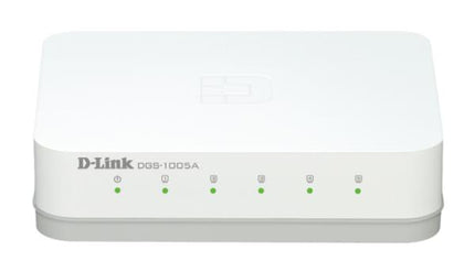 D-Link DGS-105 5-Port Gigabit Unmanaged Desktop Switch with QoS