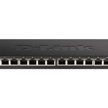 D-Link DGS-1016S 16-Port Gigabit Unmanaged Switch Metal Housing