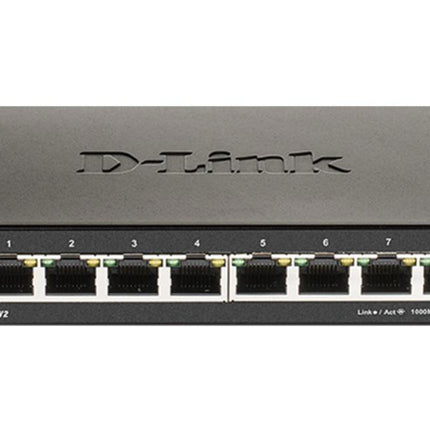 D-Link DGS-1100-08V2 8-Port Gigabit Smart Managed Switch