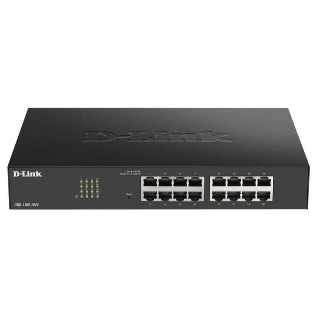 D-Link DGS-1100-16V2 16-Port Gigabit Smart Managed Switch with VLANs