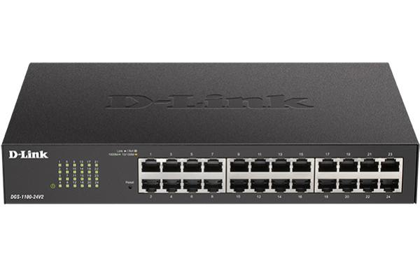 D-Link DGS-1100-24V2 24-Port Gigabit Smart Managed Switch with VLAN