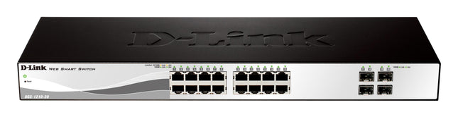 D-Link DGS-1210-20 16-Port Gigabit Smart Managed Switch with 4 SFP Ports