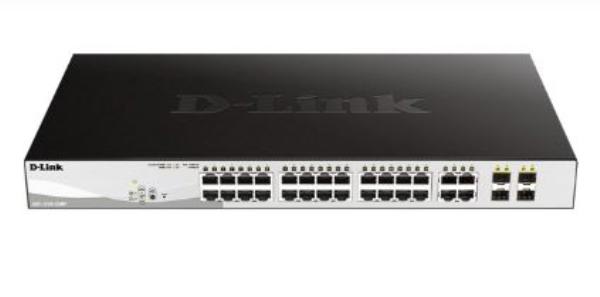 D-Link DGS-1210-28P 28-Port Smart Managed PoE+ Switch 193W Budget