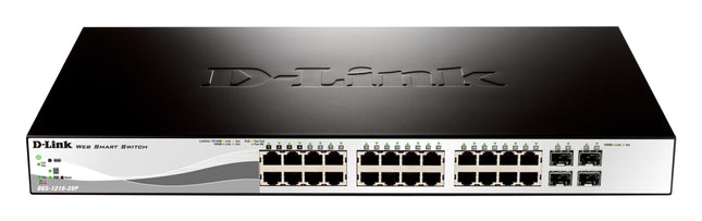 D-Link DGS-1210-28 Gigabit Smart Managed Switch with 24 RJ45 & 4 SFP Ports