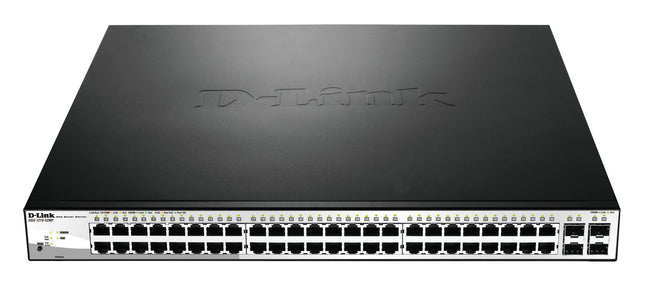 D-Link DGS-1210-52MP 52-Port Smart Managed PoE+ Switch 370W Budget
