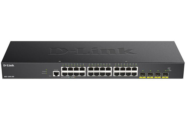 D-Link DGS-1210-28 28-Port Gigabit Smart Managed Switch with 4 SFP Ports