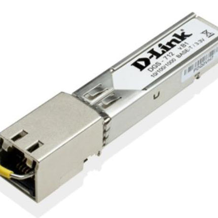 D-Link DGS-712 1000BASE-T Gigabit Copper SFP RJ45 Transceiver