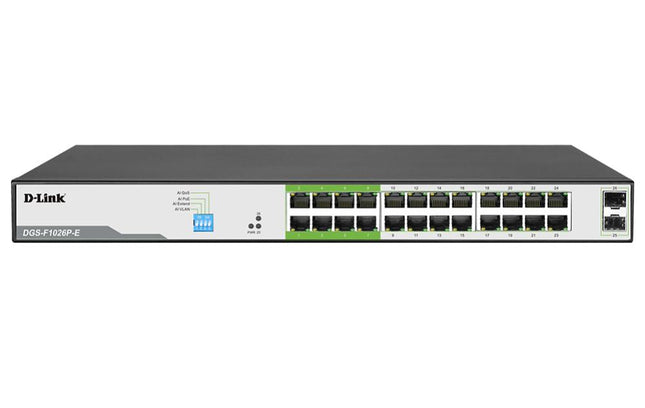 D-Link DGS-1026MP 26-Port Gigabit Unmanaged PoE+ Switch 370W