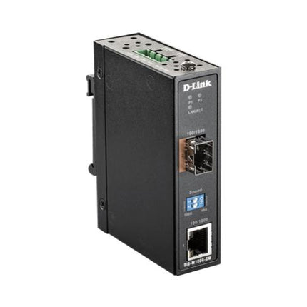 D-Link DIS-M100G-SW Industrial Gigabit Ethernet to Fiber Media Converter