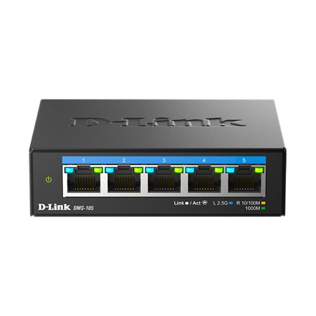 D-Link DMS-105 5-Port 2.5G Multi-Gigabit Unmanaged Switch