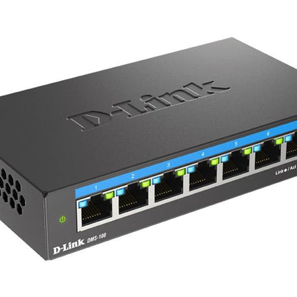 D-Link DMS-108 8-Port 2.5G Multi-Gigabit Unmanaged Switch 40Gbps