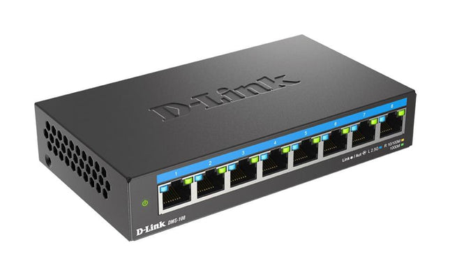 D-Link DMS-108 8-Port 2.5G Multi-Gigabit Unmanaged Switch 40Gbps