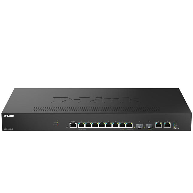 D-Link DMS-1250-12 Multi-Gigabit Smart Switch 8x 2.5G 2x 10G Ports