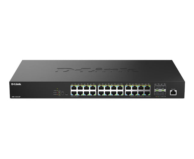 D-Link DGS-1210-28MP 28-Port Smart Managed PoE+ Switch 370W Budget