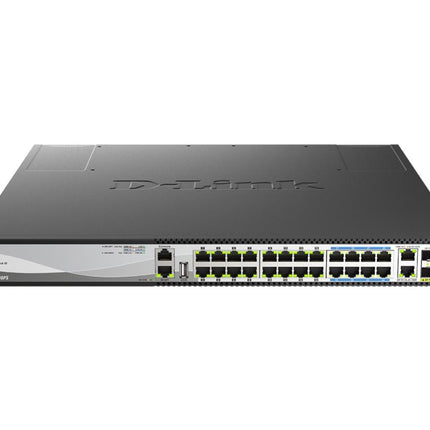 D-Link DMS-3130-30PS Multi-Gigabit PoE++ Switch with 25GbE Uplinks