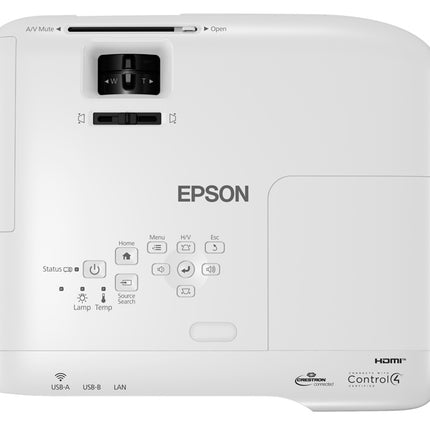 Epson EB-972 XGA 3Lcd 4100 Ansi Lumens Lan HDMI 16W Speaker Lamp Life Up To 12000 Hrs