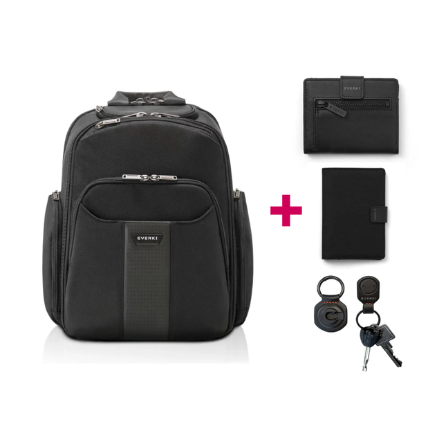 Everki Ultimate Travel Collection Versa2 Bag with Wallet & Passport Set