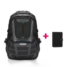 Everki EKP133B Concept 2 17.3" Backpack + EKW230 Passport Holder Bundle