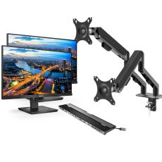 Philips 24In Essential Dual Monitor Docking Bundle Kit