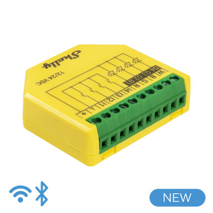 Shelly Plus RGBW PM WiFi Smart LED Controller with Power Monitoring