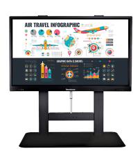 TouchBoard TBMS-FREE-HA-A Motorised Height Adjustable Floor Stand