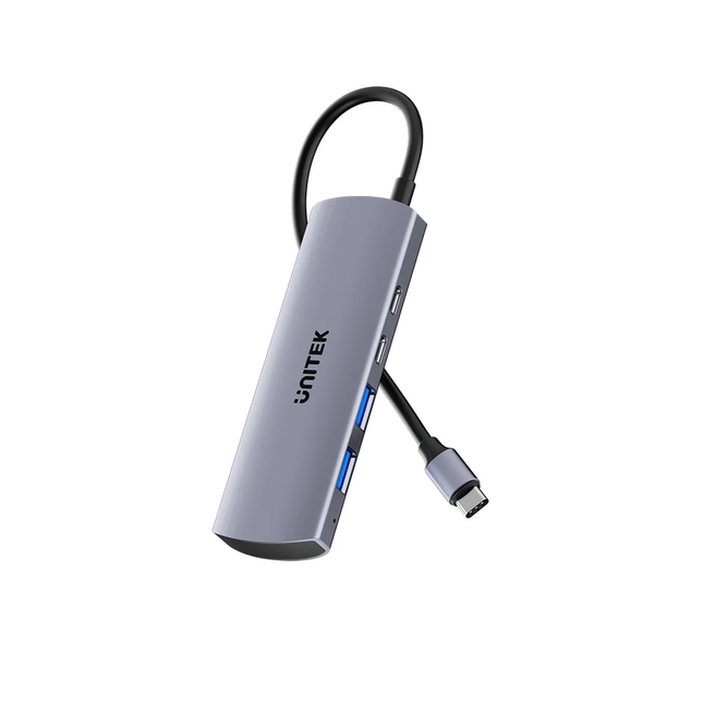 Unitek uHUB Q4 4-Port USB-C Hub 10Gbps High-Speed Data Transfer