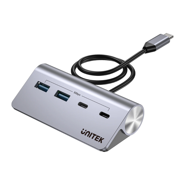 Unitek 4-in-1 USB-C Hub with 5Gbps High-Speed Data Transfer