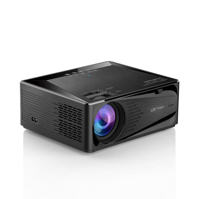 Miraco C600A Portable LCD Projector 720P HD, Android WiFi & Bluetooth, 36–300" Display, Dual Speakers, 200 ANSI Lumens