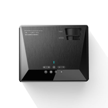 Miraco C600A Portable LCD Projector 720P HD, Android WiFi & Bluetooth, 36–300" Display, Dual Speakers, 200 ANSI Lumens