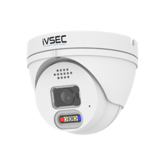 IVSEC NC119XA 4MP Turret IP Camera with Smart Motion Detection & Deterrent