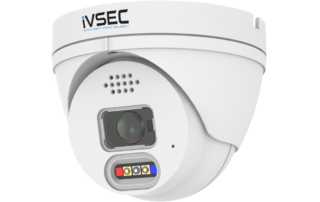 IVSEC NC323ADX 8MP 4K Turret IP Camera with AI Detection & 2-Way Audio