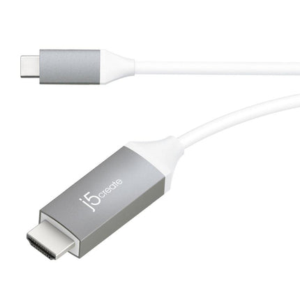 J5create JCC153G USB-C to 4K HDMI Cable 6ft with DisplayPort Alt Mode