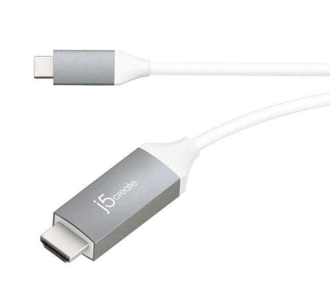 J5create JCC153G USB-C to 4K HDMI Cable 6ft with DisplayPort Alt Mode