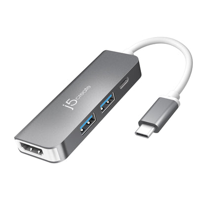 J5create JCD371 USB-C to HDMI Hub with 60W Power Delivery & 2 USB Ports