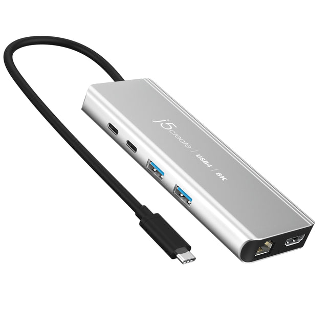J5create JCD403 USB4 8K Multi-Port Hub with 40Gbps & 100W Power Delivery