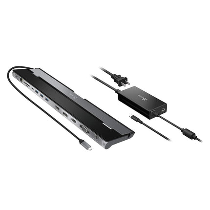J5create JCD543P USB-C Triple Display Docking Station with 100W PD
