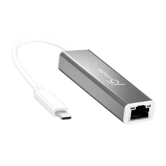 j5create JCE133G USB-C to Gigabit Ethernet Adapter Plug & Play