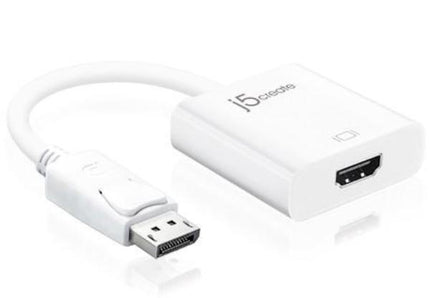 j5create JDA154 DisplayPort to HDMI Adapter Plug-and-Play 1080p