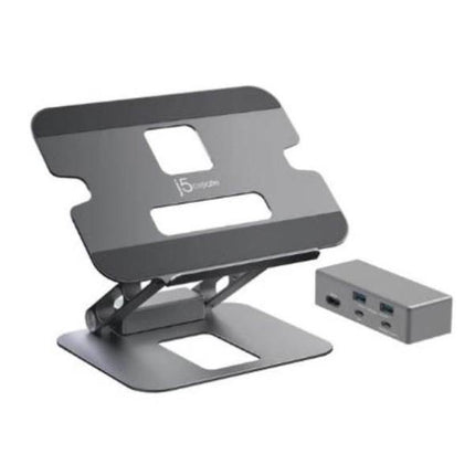 J5create JTS327 Multi-Angle Laptop Stand with 4K Docking Station