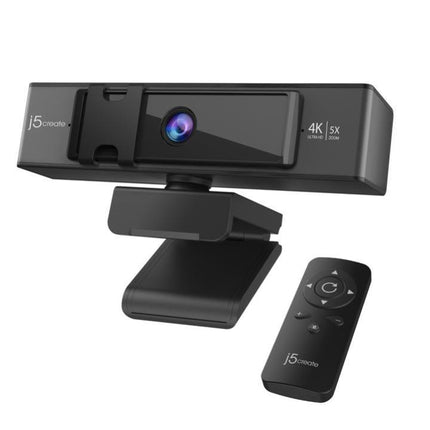 J5create JVU430 4K Ultra HD Webcam with Dual Mics & 94° Wide View